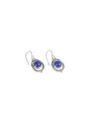 925 Sterling Silver Lapis Earrings for Women | Gemstone Earrings | Handmade Silver Jewelry | Elegant Daily Wear Gift