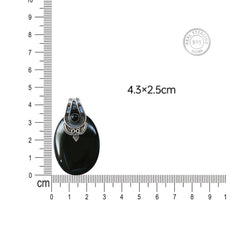 925 Sterling Silver Black Onyx Pendant for Women | Gemstone Pendant | Handmade Silver Jewelry | Elegant Daily Wear Gift