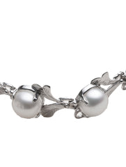 925 Sterling Silver Pearl Bracelet for Women Handmade Gemstone Bracelet Elegant Jewelry Gift for Her