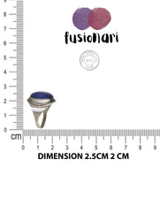 925 Sterling Silver Lapis Ring for Women | Gemstone Ring | Handmade Silver Jewelry | Elegant Daily Wear Gift