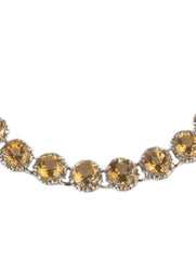 925 Sterling Silver Citrine Bracelet for Women Handmade Gemstone Bracelet Elegant Jewelry Gift for Her