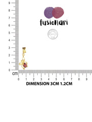 925 Sterling Silver Gold Plated Garnet Earrings for Women | Gemstone Earrings | Handmade Jewelry | Elegant Daily Wear Gift