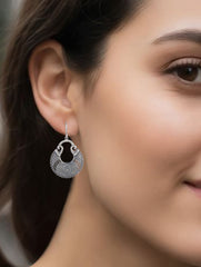 925 Sterling Silver Earrings for Women | Handmade Silver Jewelry | Elegant Daily Wear Gift