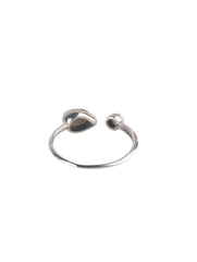 925 Sterling Silver Pearl Ring for Women Handmade Gemstone Ring Adjustable Statement Jewelry Birthday Gift