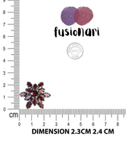 925 Sterling Silver Garnet Stud Earrings for Women | Gemstone Earrings | Handmade Silver Jewelry | Elegant Daily Wear Gift
