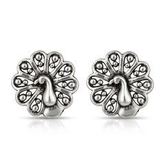 925 Sterling Silver Stud Earrings for Women | Minimal Plain Silver Earrings | Office Wear Daily Wear Jewelry Gift