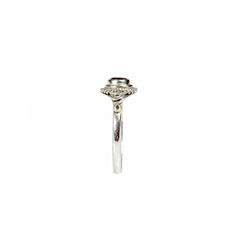 925 Silver Ring Garnet Oval Shape Faceted Cut Bezel Setting