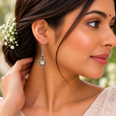 Citrine Silver Earrings