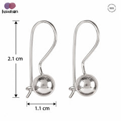 Jalbindu – Silver Drop Earrings