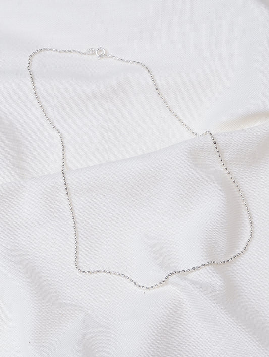 925 Sterling Silver Handmade Chain Necklace for Women and Girls