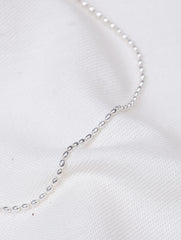 925 Sterling Silver Handmade Chain Necklace for Women and Girls