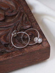 925 Sterling Silver Pearl Gemstone Toe Ring for Women Spiral Open Design Adjustable Toe Jewelry