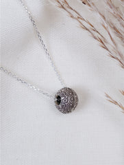 925 Sterling Silver Handmade Floral Ball Pendant for Women and Girls
