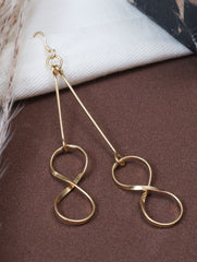 925 Sterling Silver Gold Plated Drop Dangle Earrings for Women & Girls
