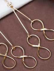 925 Sterling Silver Gold Plated Drop Dangle Earrings for Women & Girls