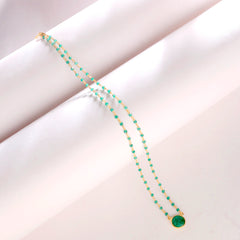 925 Sterling Silver Emerald Pendant Necklace with 18" Chain for Women | Gemstone Jewelry | Party Wear Gift