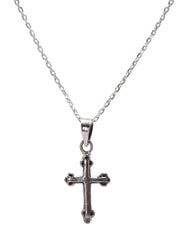 925 Sterling Silver Cross Charm Minimalist Pendant