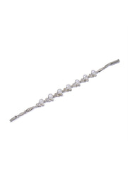 925 Sterling Silver Moonstone Gemstone Leaf Design Bracelet For women & Girls