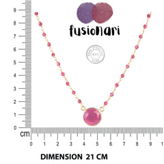 925 Sterling Silver Ruby Pendant Necklace with 18" Chain for Women | Gemstone Jewelry | Wedding Gift for Her