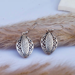 925 Silver Drop Earrings with Ear Wire Closure