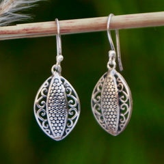 925 Silver Drop Earrings with Ear Wire Closure