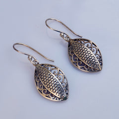 925 Silver Drop Earrings with Ear Wire Closure