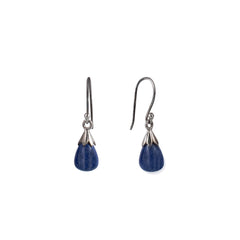 925 Silver Elegant Lapis Lazuli Drop Earrings in Sterling Silver – Timeless and Sophisticated Jewelry for Every Occasion