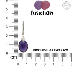 925 Silver Amethyst Earrings – Unique Gemstone Jewelry for Women and Girls | Natural Amethyst for Spiritual Wellness