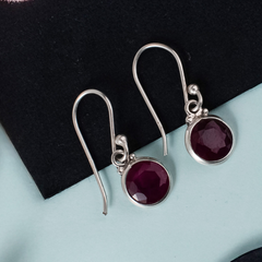 925 Luxury Silver Jewelry: Elegant Ruby Earrings, Stunning Rings, and Unique Eartops – Timeless Beauty for Every Occasion