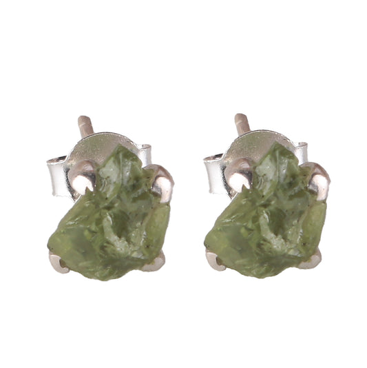 925 Sterling Silver Peridot Earrings for Women |  Birthstone Healing Jewelry
