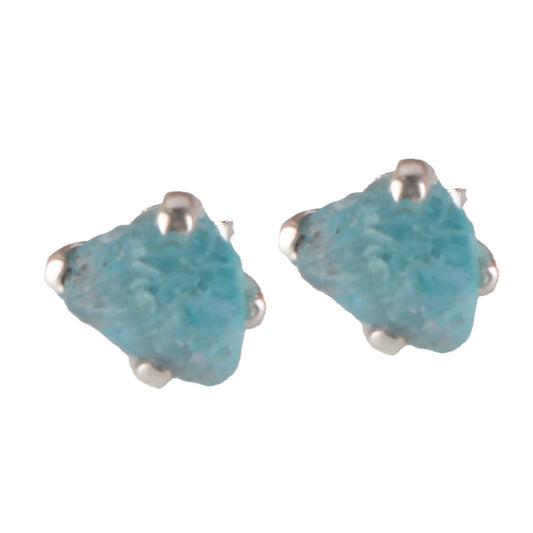 925 Sterling Silver Blue Apatite Earrings for Women | Energy  Gemstone Jewelry