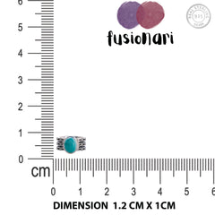 925 Sterling Silver Turquoise Ring for Men – Bold and Classic Design with Oval Gemstone for Everyday Elegance