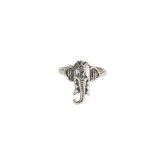 Elegant Sterling Silver Elephant-Shaped Ring – Unique Animal-Inspired Design for a Symbol of Strength and Good Luck