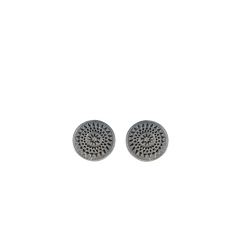 Round Sterling Silver Eartops - Timeless Classic Design, Minimalist and Elegant for Everyday and Formal Wear