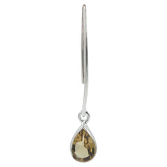 925 Silver Citrine Stone Earrings – Natural citrine gemstones for positivity, abundance, and energy. A perfect gift for women