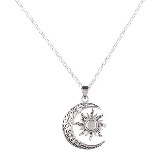 Fusionari 925 Sterling Silver Pendant with Chain for Women | Necklace | Party Wear Jewellery | Designer Wedding Pendant Set | Elegant Gift for Her | Fashion Necklace Women |