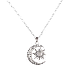 Fusionari 925 Sterling Silver Pendant with Chain for Women | Necklace | Party Wear Jewellery | Designer Wedding Pendant Set | Elegant Gift for Her | Fashion Necklace Women |