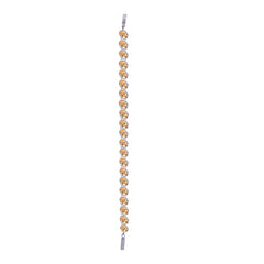 925 Sterling Silver Oval Cut Natural Yellow Citrine Bracelet For Women