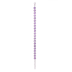925 Stunning Sterling Silver Amethyst Bracelet Elegant Timeless Beauty for Every Occasion and Sophisticated Look