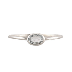 925 Sterling Silver Blue Topaz Ring - Elegant Gemstone Jewelry for Women