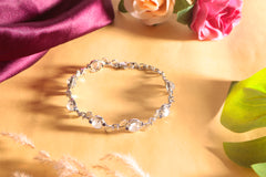 925 Exquisite Moonstone Stone Bracelet in Sterling Silver – Elegant and Timeless Jewelry for Every Occasion