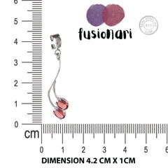 925 Sterling Silver Garnet Earrings for Women | Handcrafted Red Gemstone Jewelry | Classic and Stylish Design |