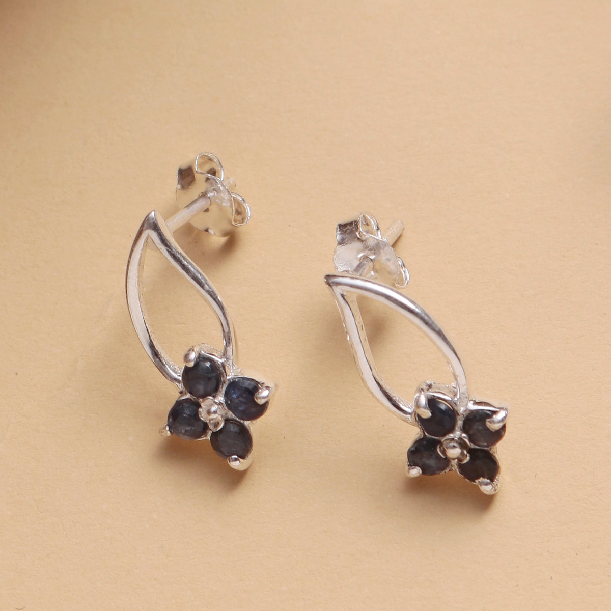 925 Sterling Silver Blue Sapphire Earrings for Women | Luxury Birthstone Jewelry