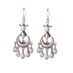 925 Sterling Silver Pearl Earrings for Women | Elegant Handmade Wedding Jewelry