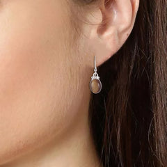 925 Sterling Silver Tiger Eye Earrings for Women|Handmade Jewelry for Confidence
