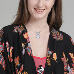 925 Sterling Silver Moonstone Pendant Necklace for Women with 18" Chain | Handmade Gemstone Jewelry | Healing Energy | Luxury Gift