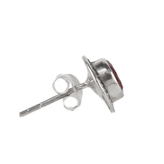 925 Sterling Silver Ruby Earrings for Women | Handcrafted Yellow Gemstone Jewelry | Bright Elegant Accessory