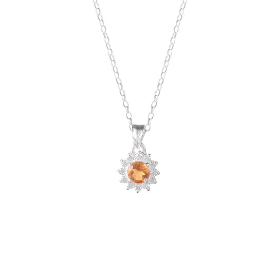 Fusionari 925 Sterling Silver AD Zircon Pendant with Chain for Women |  Necklace | Party Wear Jewellery | Designer Wedding Pendant Set | Elegant Gift for Her | Fashion Necklace Women