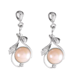 925 Sterling Silver Earrings With Pearls Stone – A Classic and Sophisticated Design for Every Occasion