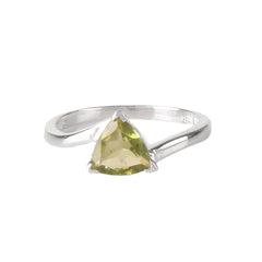 925 Silver Peridot Ring  Premium Gemstone Ring, Handcrafted Sterling Silver Jewelry for Women, Perfect Gift